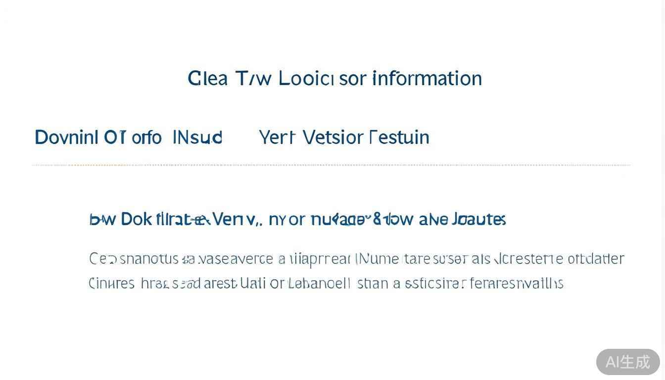 第二步：确认版本信息
进入官网后，在首页通常会有
