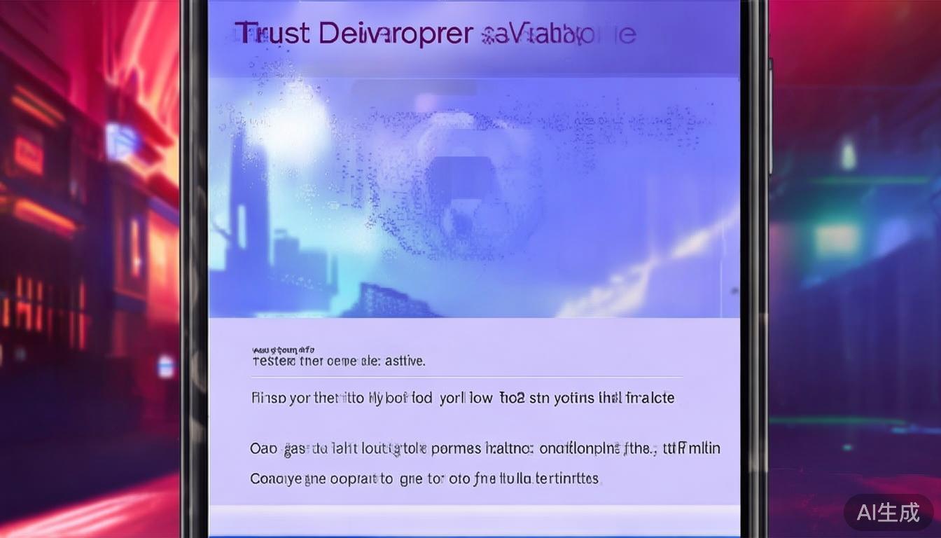3.&nbsp;信任开发者证书
下载安装后，首次打开应用可